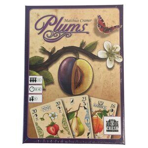 Matthias Cramer Plums Card Game By Crash Games 20 NEW